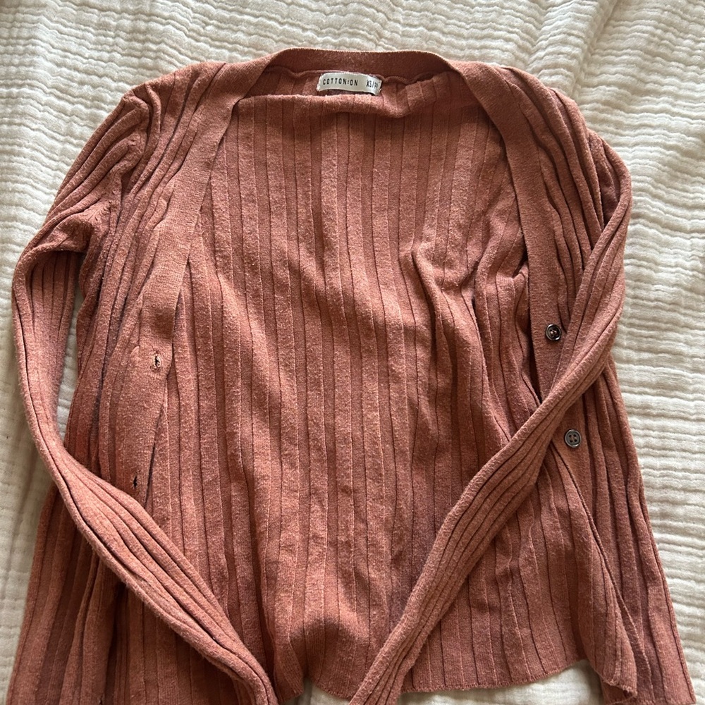 Cotton On Women's Terracotta Cardigan